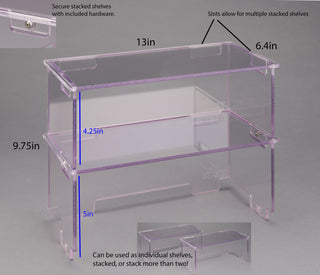 Poltex STAKIT-CASE2 Stack It Shelf System - 2 Pack