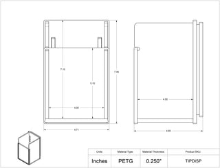 Poltex TIPDISP Tip Receptacle for Used Pipette Tips