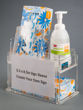 Poltex TISHAN-CT Tissue & Hand Sanitizer Station