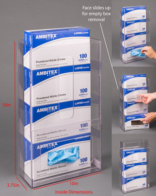 Poltex VMGB Visual Management Glove Box Holder