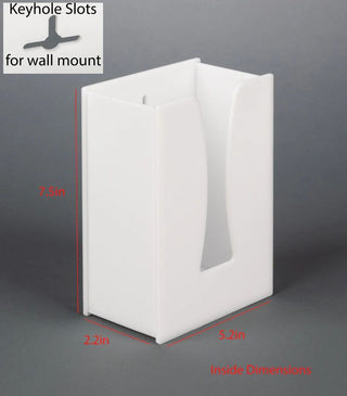 Poltex WHITIS Tissue Box Holder, White