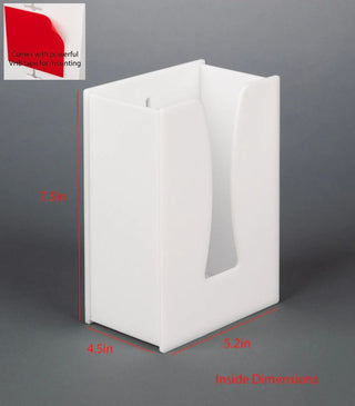 Poltex WHITIS Tissue Box Holder, White