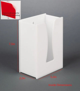 Poltex WHITIS Tissue Box Holder, White