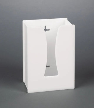 Poltex WHITIS Tissue Box Holder, White