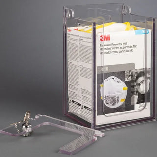 Poltex n95MSKLCK Locking N95 Mask Dispenser