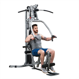 Powerline BSG10X Multi-Station Gym, 160 lb. Selectorized Weight Stack