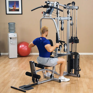 Powerline P2X Multi-Station Gym, 160 lb. Alloy Weight Stack