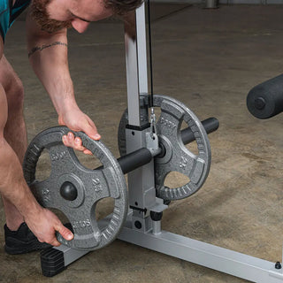 Powerline PLM180X Lat Machine, Dual High and Low Pulley System