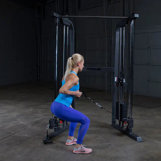 Powerline by Body-Solid PFT1002 Dual Stack Functional Trainer (Dual 210 lb. Weight Stacks)