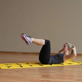 Prism Fitness 400-150-030 Smart Mat 6mm, 14 Core Exercises, 14 Stretching Poses