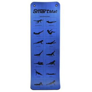 Prism Fitness 400-150-031 Smart Exercise Mat, 16mm With Grommets (Blue), 72” x 24”