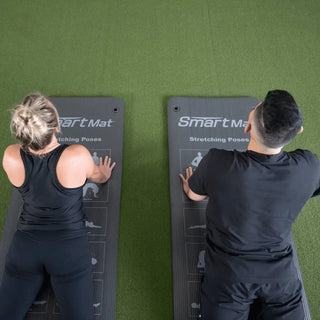 Prism Fitness 400-155-031 Smart Exercise Mat, 16mm With Grommets (Black), 72” x 24”