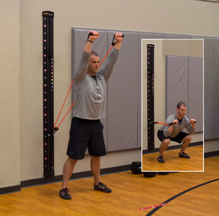 Prism Fitness Smart Resistance Wall Gym Options, 7 ft Stainless Steel Track