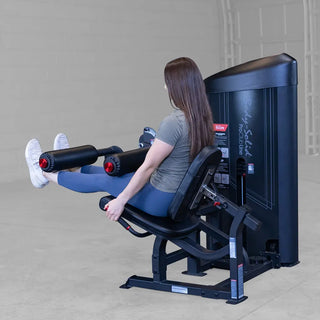 Pro ClubLine S2LECX1 Series 2 Leg Curl and Extension Machine (160 lb. Stack)
