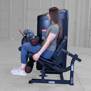 Pro ClubLine S2LECX2 Series 2 Leg Curl and Extension Machine (235 lb. Stack)