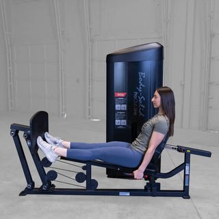 Pro ClubLine S2LPCX2 Series 2 Leg Press and Calf Machine (210 lb. Stack)