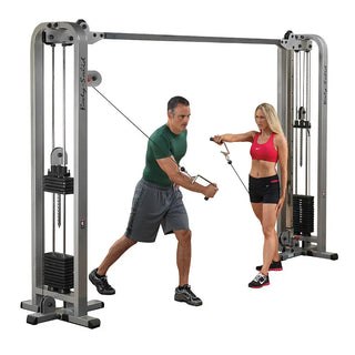 Pro ClubLine SCC1200G2 Cable Crossover, Silver Finish (235 lb. Weight Stacks)
