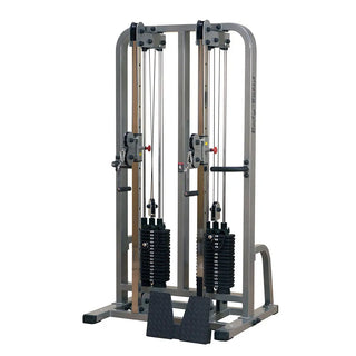Pro ClubLine SDC2000G1 Dual Cable Column, Silver Finish (160 lb. Weight Stacks)