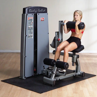 Pro Clubline DABBSF3 ProDual Ab Crunch and Back Extension Machine (310 lb. Stack)