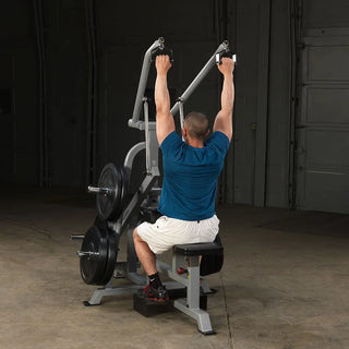 Pro Clubline LVLA Leverage Lat Pulldown, Dual-Axis Diverging Movement
