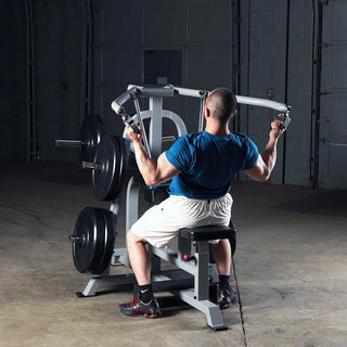 Pro Clubline LVLA Leverage Lat Pulldown, Dual-Axis Diverging Movement