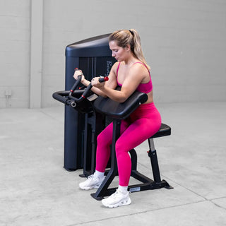Pro Clubline S2AC1 Arm Curl Machine 160 lb. Stack, Focused Bicep Isolation