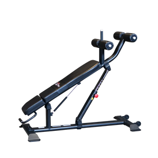 Pro Clubline SAB500B Ab Bench, 70`` L x 27`` W x 49`` H, 125 lbs.
