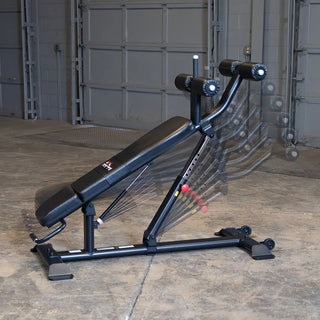 Pro Clubline SAB500B Ab Bench, 70`` L x 27`` W x 49`` H, 125 lbs.