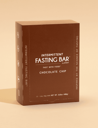 ProLon Fast Bar Chocolate Chip box, front and side panels
