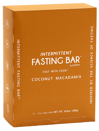 ProLon Fast Bar Coconut Macadamia box seen at an angle