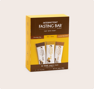 ProLon Fast Bar variety pack box shown front on against a cream background