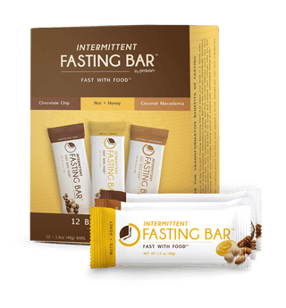 ProLon Fast Bar variety pack box with a wrapped bar in front of it