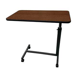 Proactive Medical PMOVBT Protekt Overbed Table Non-Tilt Powder Coated Mahogany