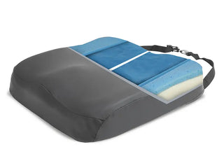 Proactive Medical Protekt Ultra Bariatric Wheelchair Foam-Gel Cushion with Pommel