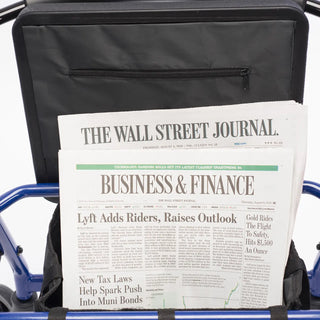 Proactive Medical RLADAL6-BLU Aluminum Rollator Lightweight with PU Seat