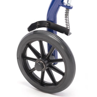 Proactive Medical RLADST6-BLU-KD Steel Rollator Knock-Down Design 350 lb Capacity