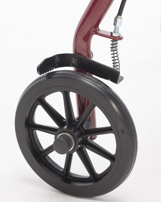 Proactive Medical RLADST6-BLU-KD Steel Rollator Knock-Down Design 350 lb Capacity