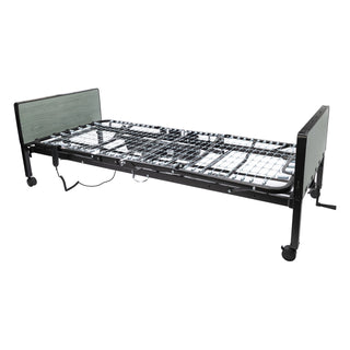 Proactive Protekt Akra-SE Semi-Electric Homecare Bed – 36"×80" 450 lb, Black