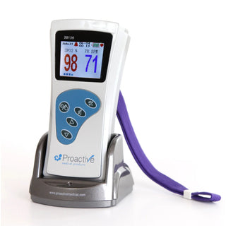 Proactive Medical 20120 Protekt Deluxe Rechargeable Handheld Pulse Oximeter 