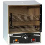 Commercial oven with glass door and control panel on a white background