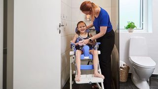 R82 Flamingo Curo Pediatric Bath, Shower and Toileting Chair, Max. 154 lbs Capacity