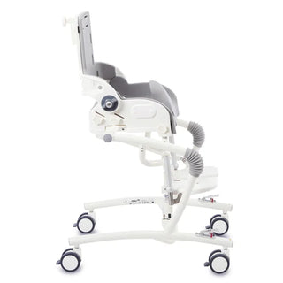 R82 Flamingo High-Low Pediatric Shower and Commode Chair, 4 Sizes Frame and Seat/Back Options, Max. 154.3 lbs Capacity