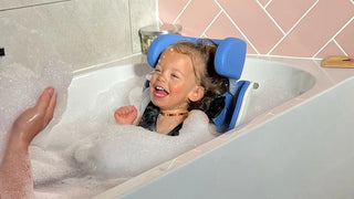 R82 Flamingo Pediatric Bath and Toilet Chair, 4 Sizes Frame and Seat/Back Options, Max. 154.3 lbs Capacity