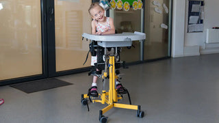 R82 Gazelle PS Foldable Standing Frame, Multi-Position Pediatric Stander, 3 Size Options