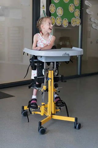 R82 Gazelle PS Foldable Standing Frame, Multi-Position Pediatric Stander, 3 Size Options