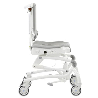 R82 Heron Toilet and Bath Chair, Hydraulic or Powered Height Adjustment, Max. 286.6 lbs Capacity