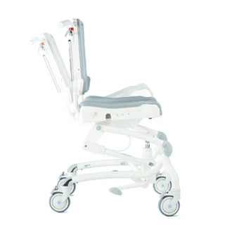 R82 Heron Toilet and Bath Chair, Hydraulic or Powered Height Adjustment, Max. 286.6 lbs Capacity