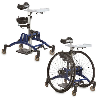 R82 Rabbit Up Adaptive Mobile Pediatric Standing Frame, 4 Size Options, Prone Stander and Mobile Prone Stander