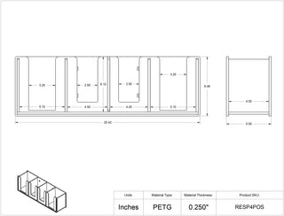 Poltex 4 or 5 Position Respiratory Hygiene Station
