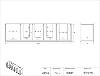Poltex 4 or 5 Position Respiratory Hygiene Station